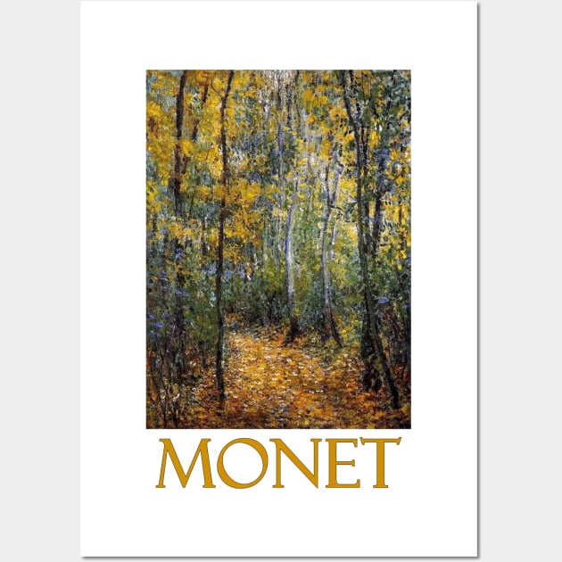 Wood Lane by Claude Monet Wall Art by Naves